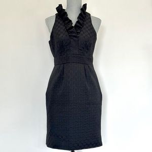 Taylor black sleeveless cocktail dress size 6
